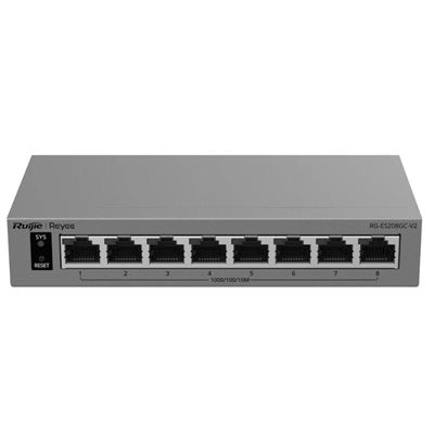 [NSWSSO0432] Reyee RG-ES208GC-V2 Switch Cloud 8P 1G