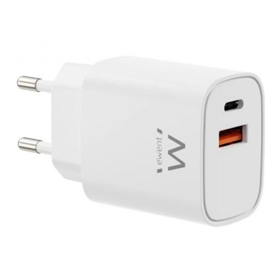 [AATCAT0562] EWENT Cargador Rápido Gan 30W USB-C PD USB-A PD/QC