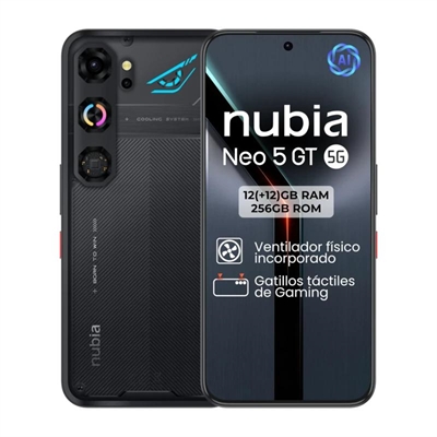 [NTETMO3464] ZTE Nubia Neo 5 GT 6.8" 12GB 256GB Black Gaming