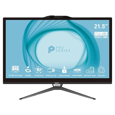 [PPCAIO0838] MSI Pro AP222T-622EU G7400 8GB 128 W11P 22" tac.N