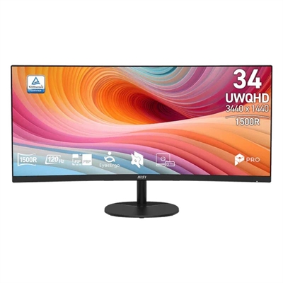 [FMOMLE1240] MSI MP341CQ E12 Monitor34" UWQHD VGA HDMI MM curv