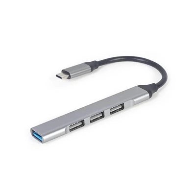 [AAOAUS0284] Gembird Hub USB-C 4P, USB 3.0 x 1 + USB 2.0 x 3