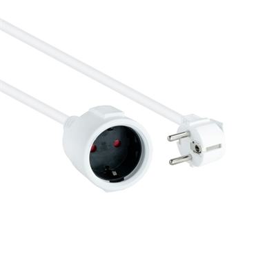 [AELREG0101] Nanocable Cable Alim. Alargador schuko blanco 5 M