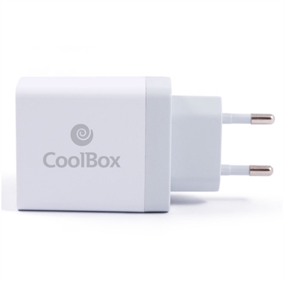 [AATCAT0319] Coolbox Cargador USB Pared 36W USB-A/USB-C