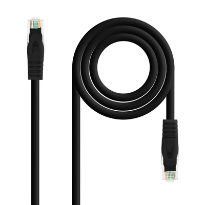 [ANEAHE0777] Nanocable Latiguillo LSZH Cat.6A UTP 25cm Negro