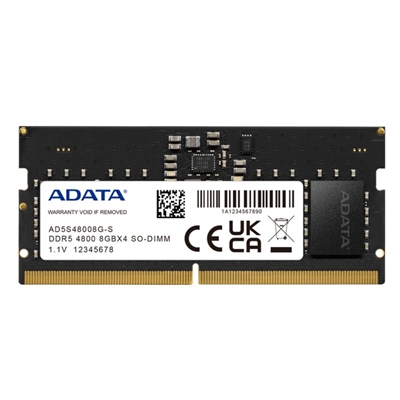 [IMEMD50011] ADATA RAM AD5S48008G-S SO DIMM 8GB 4800Mhz DDR5