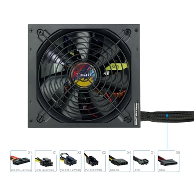 [ICAFA70319] Tooq Fuente Alimentación TQAPOLO-750SP 750W