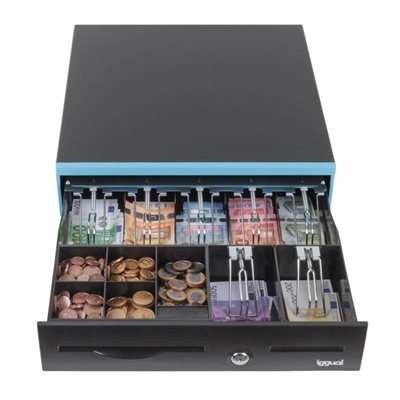 [APTACP0068] iggual Cajón Portamonedas IRON-30B 42cm 5+7/7+5