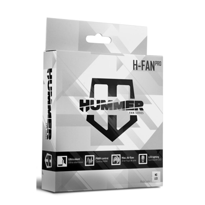 [IMIVEN0393] NOX Ventilador Hummer H-FAN PRO LED WHITE 120mmPWM