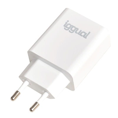 [AATCAT0324] iggual Cargador rápido USB PD tipo C 20W