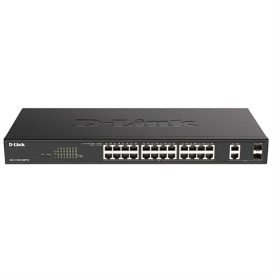 [NSWSAR0345] D-Link DGS-1100-26MPV2/E Switch 24xPoE+ 2xSFP Comb