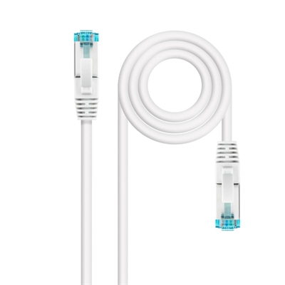 [ANEAHE0807] Nanocable Latiguillo Cat. 7 LSZH/SFTP 25 CM Blanco