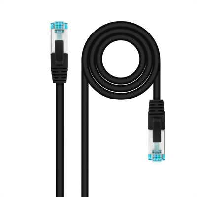 [ANEAHE0808] Nanocable Latiguillo Cat. 7 LSZH/SFTP 30 CM Negro