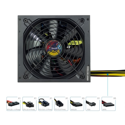 [ICAFA70331] Tooq Fuente Alimentación TQAPOLO-650SP 650W