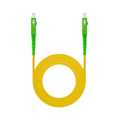 [ANEAHE0825] Nanocable Cable fibra SC/APC LSZH Amarillo 1m