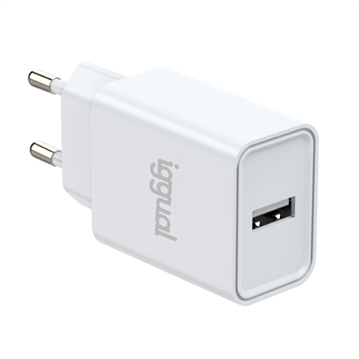 [AATCAT0339] iggual Cargador de pared 1xUSB-A 5V/2.4A (12W)