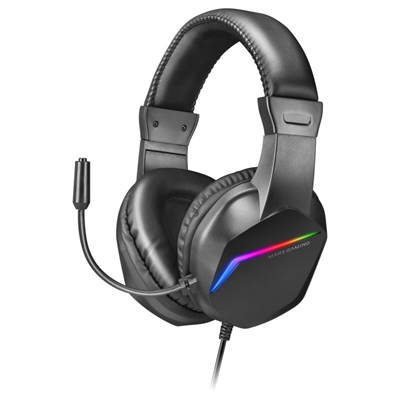 [MAUAMI1020] MARS GAMING Aur+micro MH122 FRGB Cancel.ruid Black