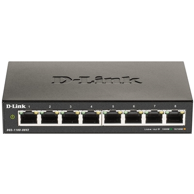 [NSWSSO0311] D-Link DGS-1100-08V2/E Smart Switch 8xGbE L2