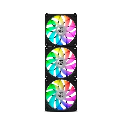 [IMIVEN0424] NOX HUMMER EASYLINK | ARGB FANS KIT NEGROS