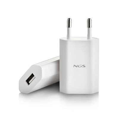 [AATCAT0351] NGS Cargador pared blanco USB 5V2A/10W