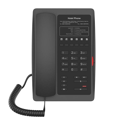 [NTITLI0140] Fanvil H3 Teléfono IP hotel, placa personalizada N