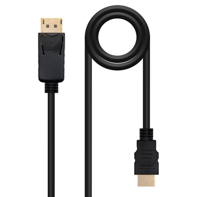 [AISCCI0673] Nanocable Cable Conversor DP a HDMI Negro 10m