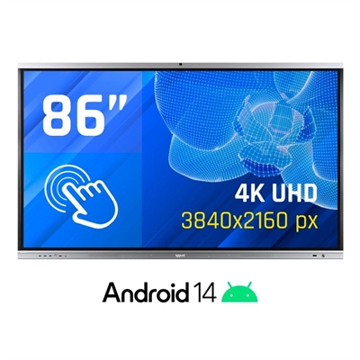 [MPRPIZ0094] iggual Pantalla interactiva 4K ORCHID 86" Webcam