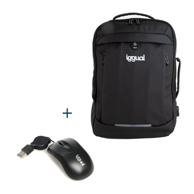 [AAOABT0821] iggual Pack bundle mochila + ratón