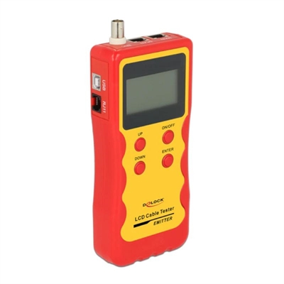 [ANEAAA0433] Delock Tester LCD  RJ45 / RJ12 / BNC / USB