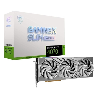 [ITGPE60471] MSI VGA NVIDIA RTX 4070 GAMING X SLIM WHITE 12G