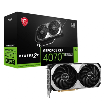 [ITGPE60488] MSI VGA NVIDIA RTX 4070 Ti SUPER 16G VENTUS 2X OC