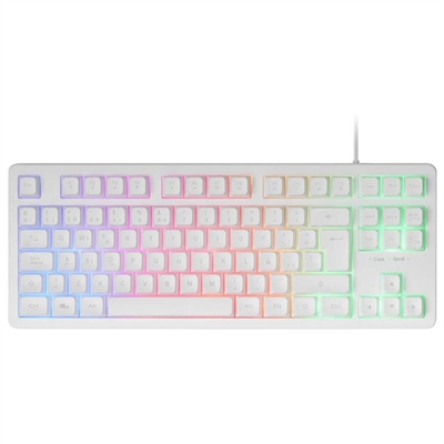 [FTRTUS0555] Mars Gaming Teclado MK023 TKL FRGB Blanco