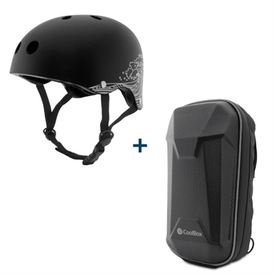 [JTPATP0013] COOLBOX Casco L + bolsa patin Impermeable