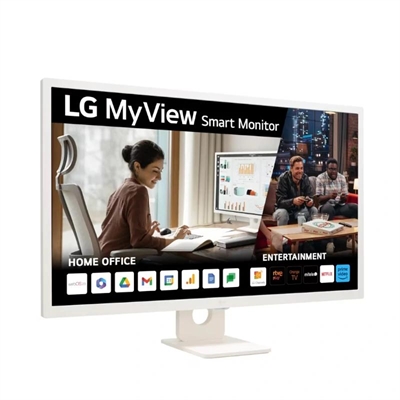 [FMOMLE0830] LG 32SR50F-W monitor Smart 32"IPS FHD HDMI USB MM