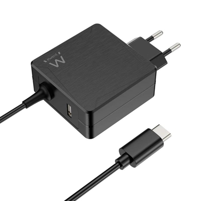 [AATCAT0378] EWENT Cargador USB-C PD 45W +Puerto usb-A