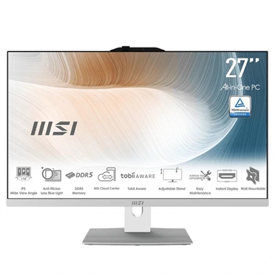 [PPCAIO0699] MSI AM272P-844ES i7-1255U 16GB 512 DOS 27" Blanco