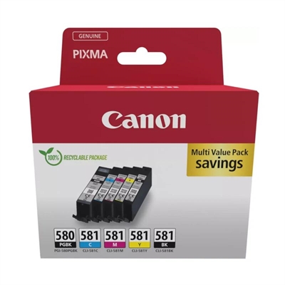 [CCICTO0986] Canon Cartucho Multipack PGI-580/CLI-581