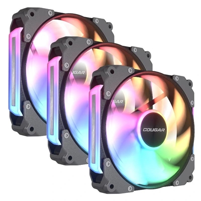 [IMIVEN0485] Cougar Vent. Modular Apolar 120 Argb (3pcs)