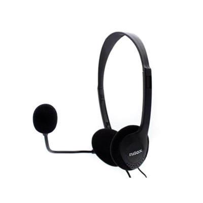 [MAUAMI1172] Nilox Auriculares NXCM0000004 Doble Jack Negro