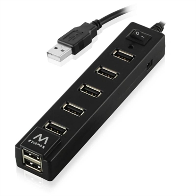 [AAOAUS0237] EWENT HUB 7 Ptos ON/OFF USB 2.0
