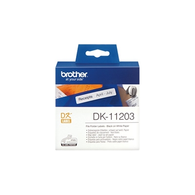 [CCIPAP0006] Brother Etiquetas DK11203 Precortadas17x87 mm 300