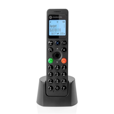 [NTETIN0181] MOTOROLA DOT201 teléfono DECT Negro