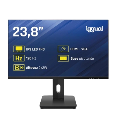 [FMOMLE0972] iggual Monitor 24" VGA HDMI 120Hz pivotante AA MM