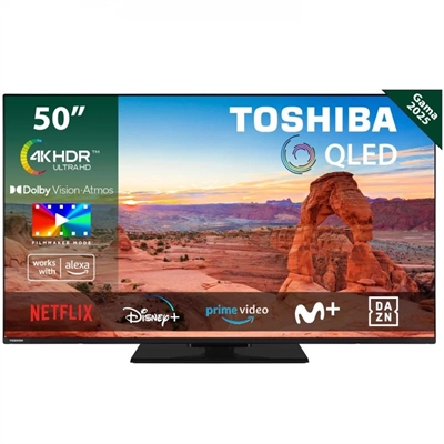 [MTVLED0938] TOSHIBA TV 50"50QV3463DG UHD QLED SMART TV PEANA