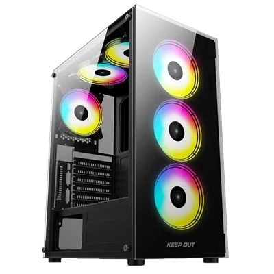 [ICACSM0829] Keep Out Caja Atx XC-210 Usb 3.0 Glass Black