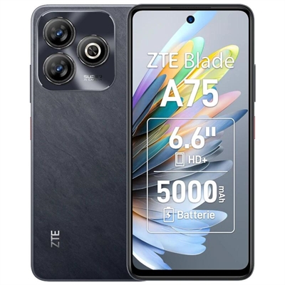 [NTETMO2744] ZTE Blade A75 6,6" HD+ 4GB(+10GB) 256GB Black