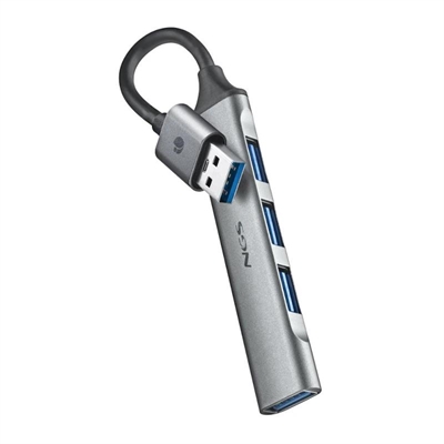 [AAOAUS0247] NGS HUB 4 PUERTOS USB: 1 X USB 3.2, 3 X USB 2.0
