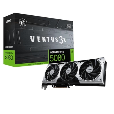 [ITGPE70009] MSI VGA NVIDIA RTX 5080 16G VENTUS 3X OC PLUS DDR7