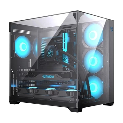 [ICACSM0836] Hiditec Caja Atx Gaming Sky Black USB 3.1 TYPE-C
