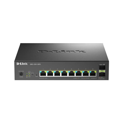 [NSWSAR0441] D-Link DMS-1250-10SPL/E Switch 8xMG PoE 2xSFP+ L2